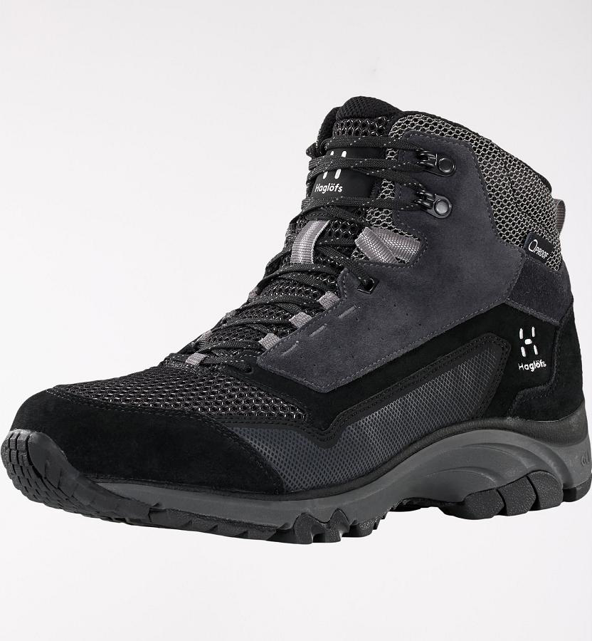 Haglöfs Skuta Mid Proof Eco Hiking Boots Black For Womens HTLFE2198 Australia